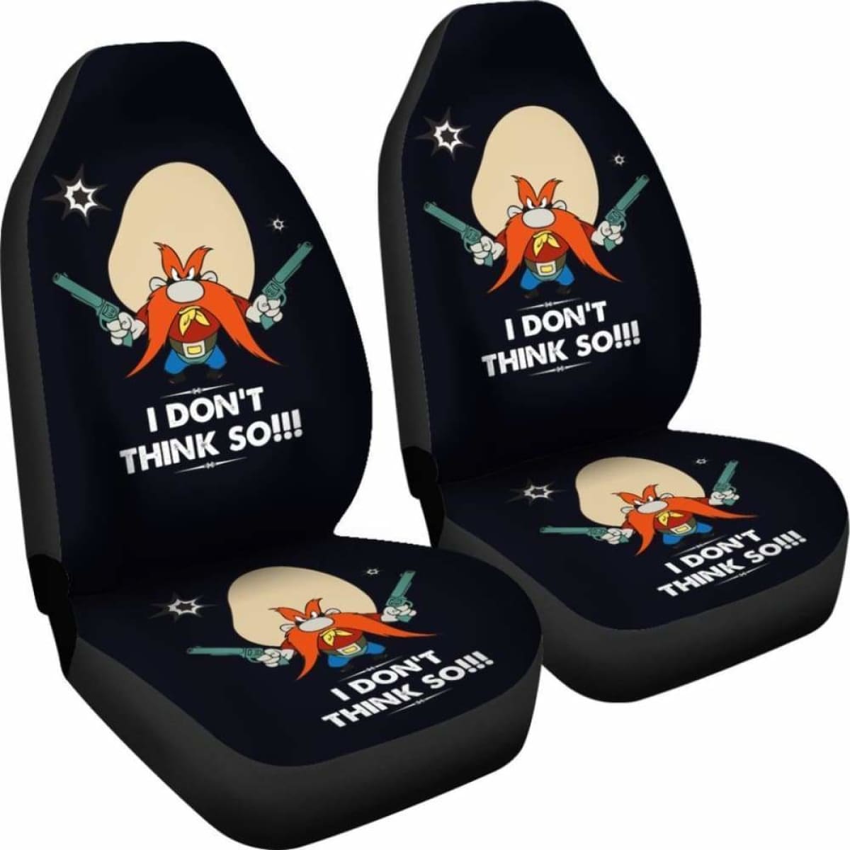 Yosemite Sam Looney Hand With Gun Car Seat Cover Fan Gift Universal Fit 051012