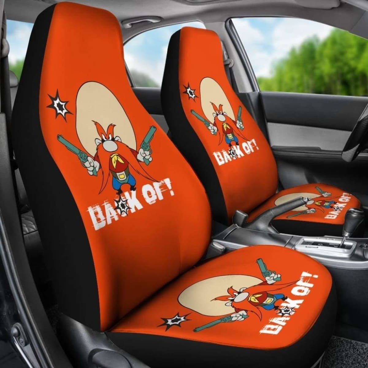 Yosemite Sam Looney Prayers Car Seat Cover Fan Gift Universal Fit 051012