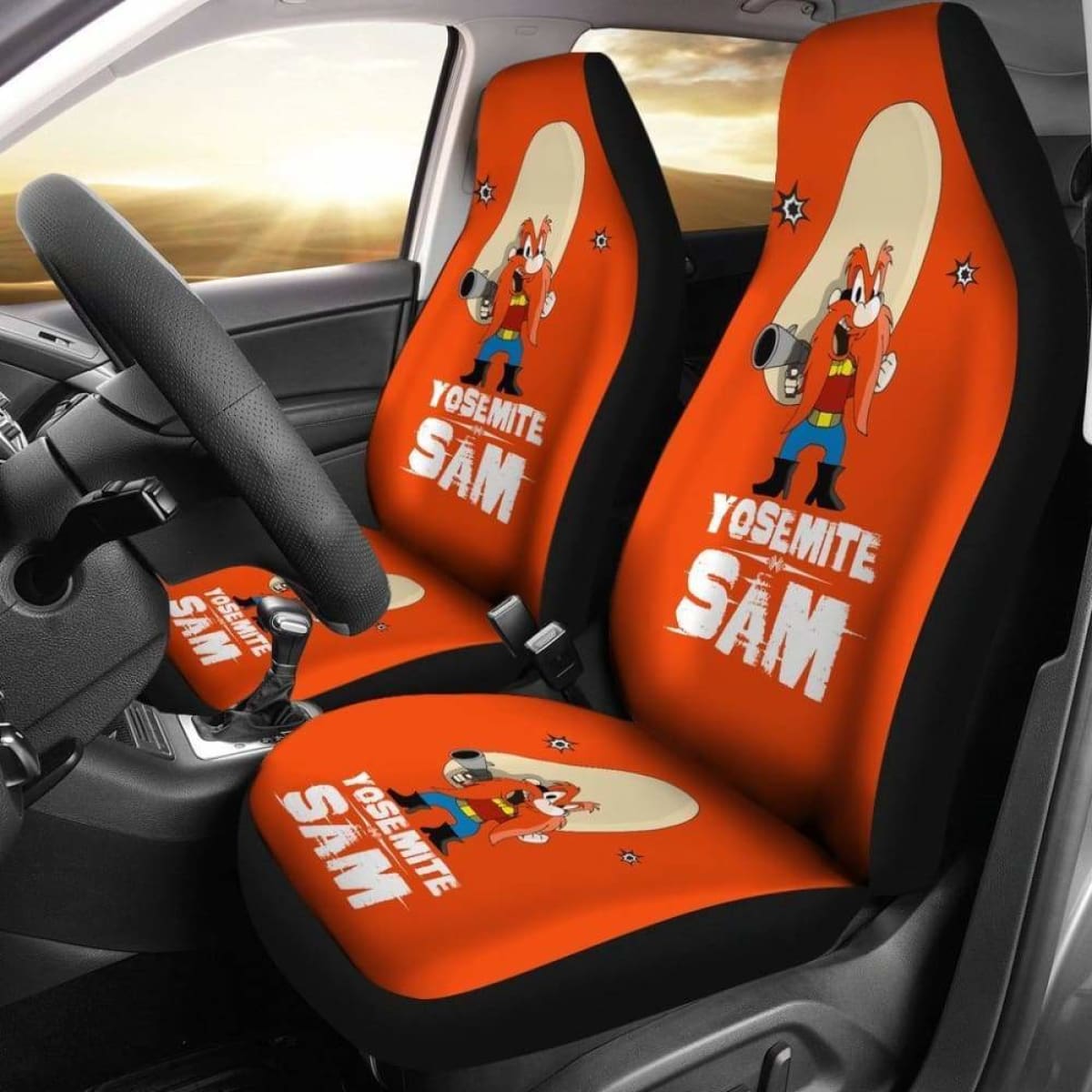 Yosemite Sam Looney Tunes Car Seat Cover Fan Gift Universal Fit 051012