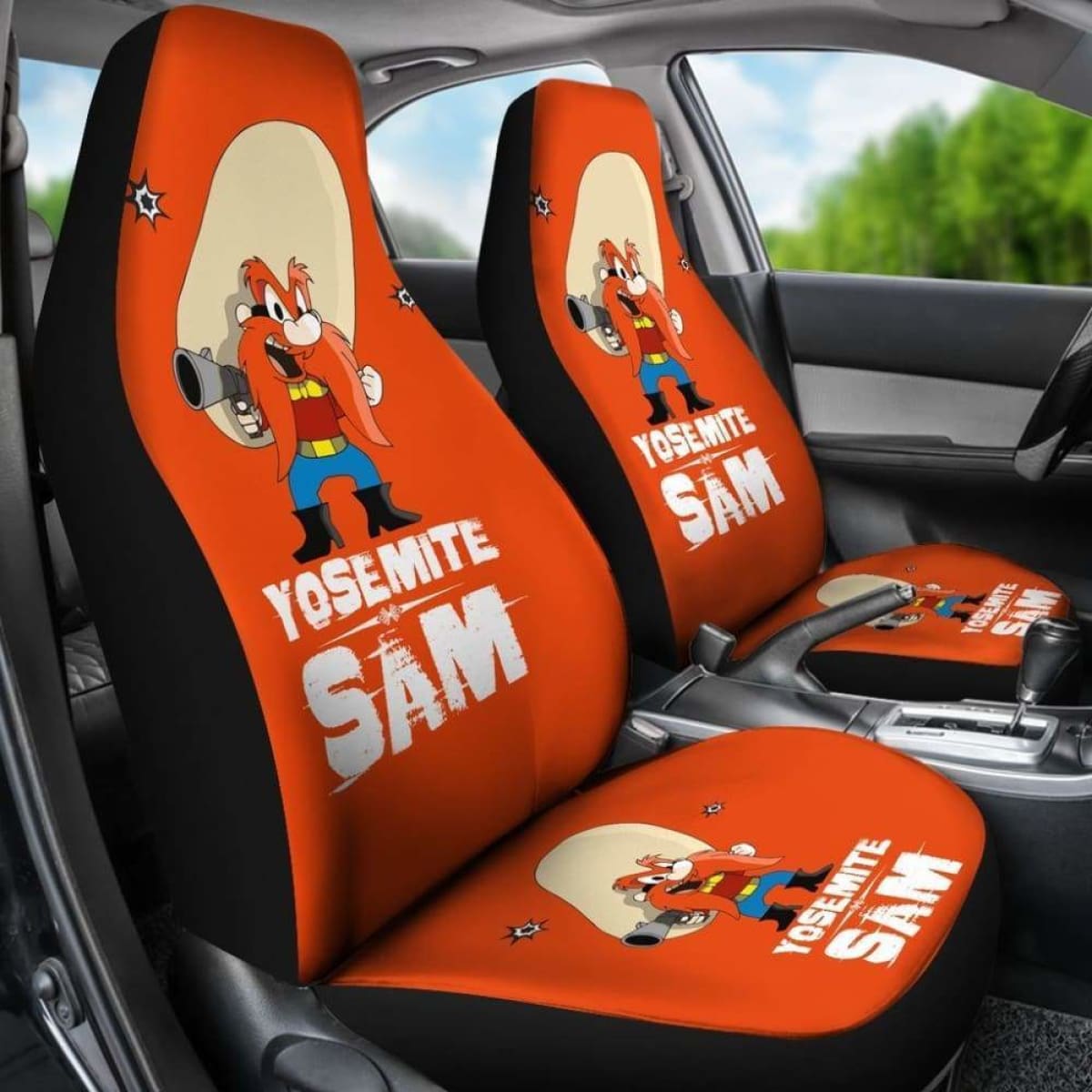 Yosemite Sam Looney Tunes Car Seat Cover Fan Gift Universal Fit 051012