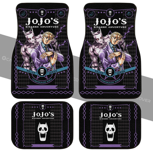 Yoshikage Kira Car Floor Mats Custom Anime JoJo's Bizarre Car Accessories