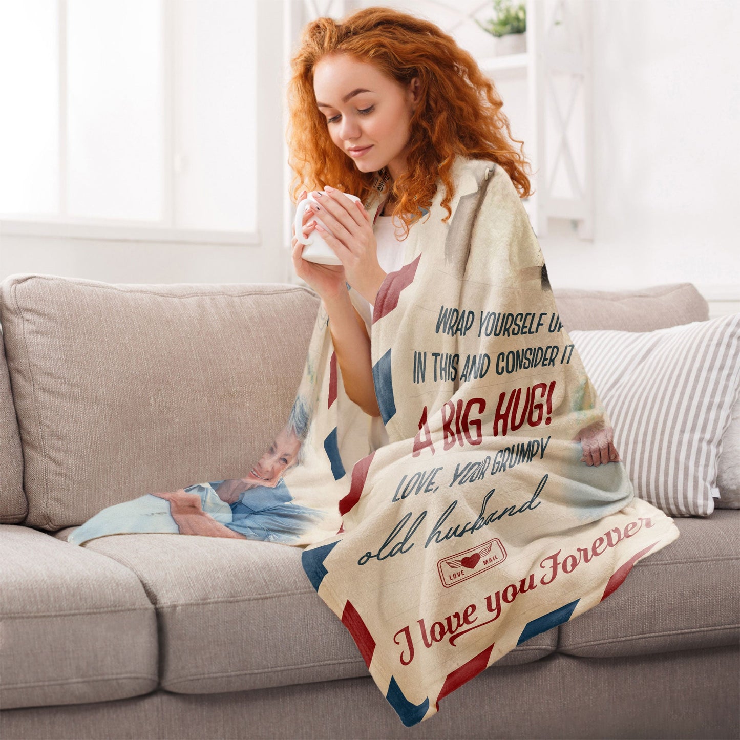 You Are My Queen Forever - Personalized Photo Blanket