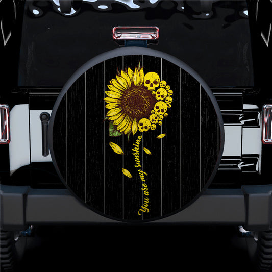 You Are My Sunshine Sunflower Car Spare Tire Cover