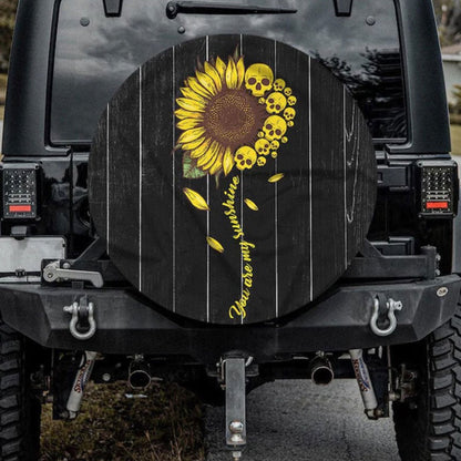 You Are My Sunshine Sunflower Car Spare Tire Cover