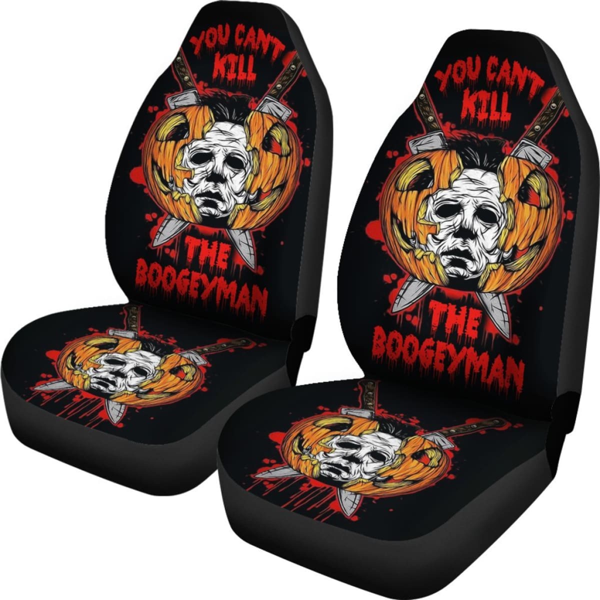 You Can't Kill The Boogeyman Michael Myers Car Seat Covers Universal Fit 103530