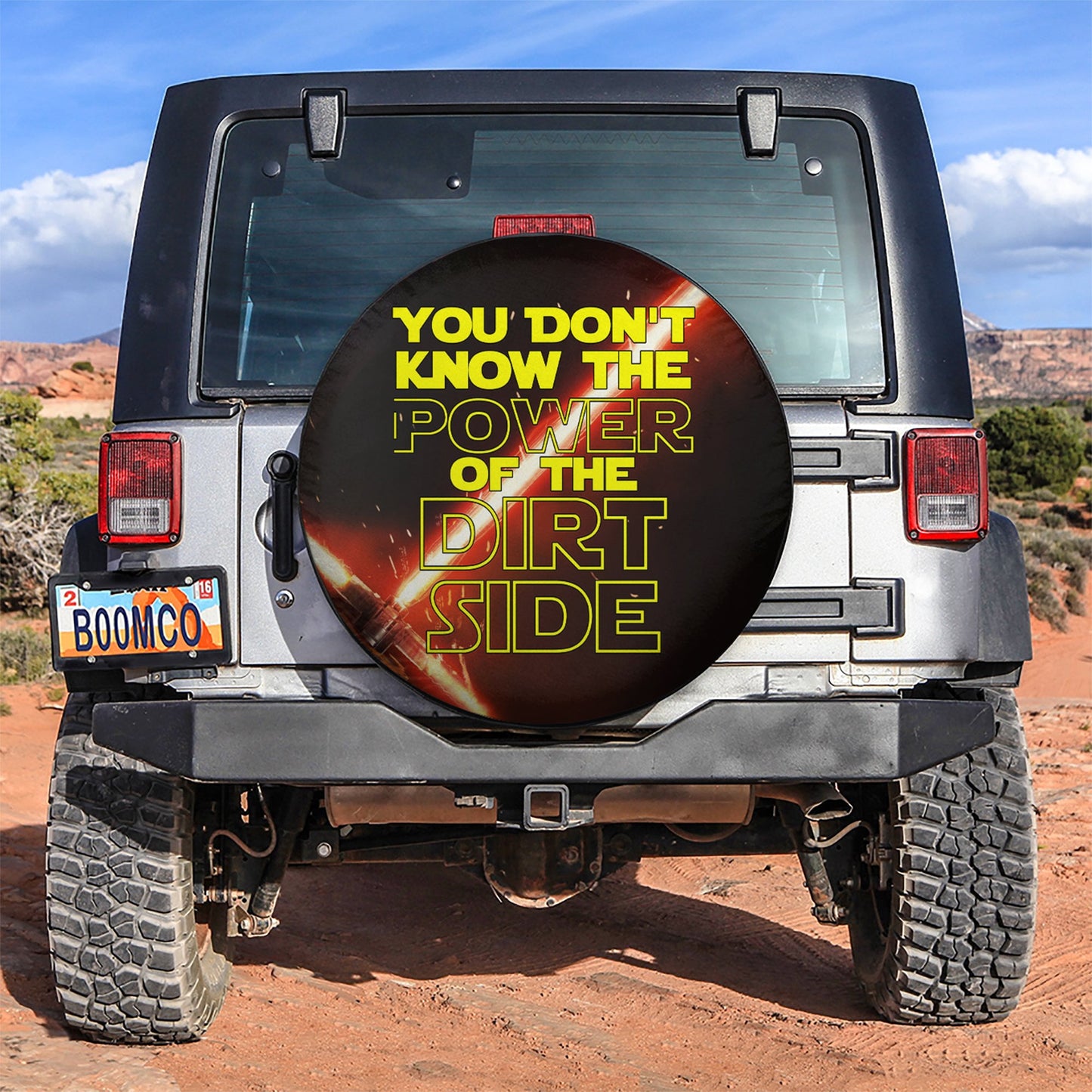You Don't Know The Power Of The Dirt Side Star Wars Car Spare Tire Cover