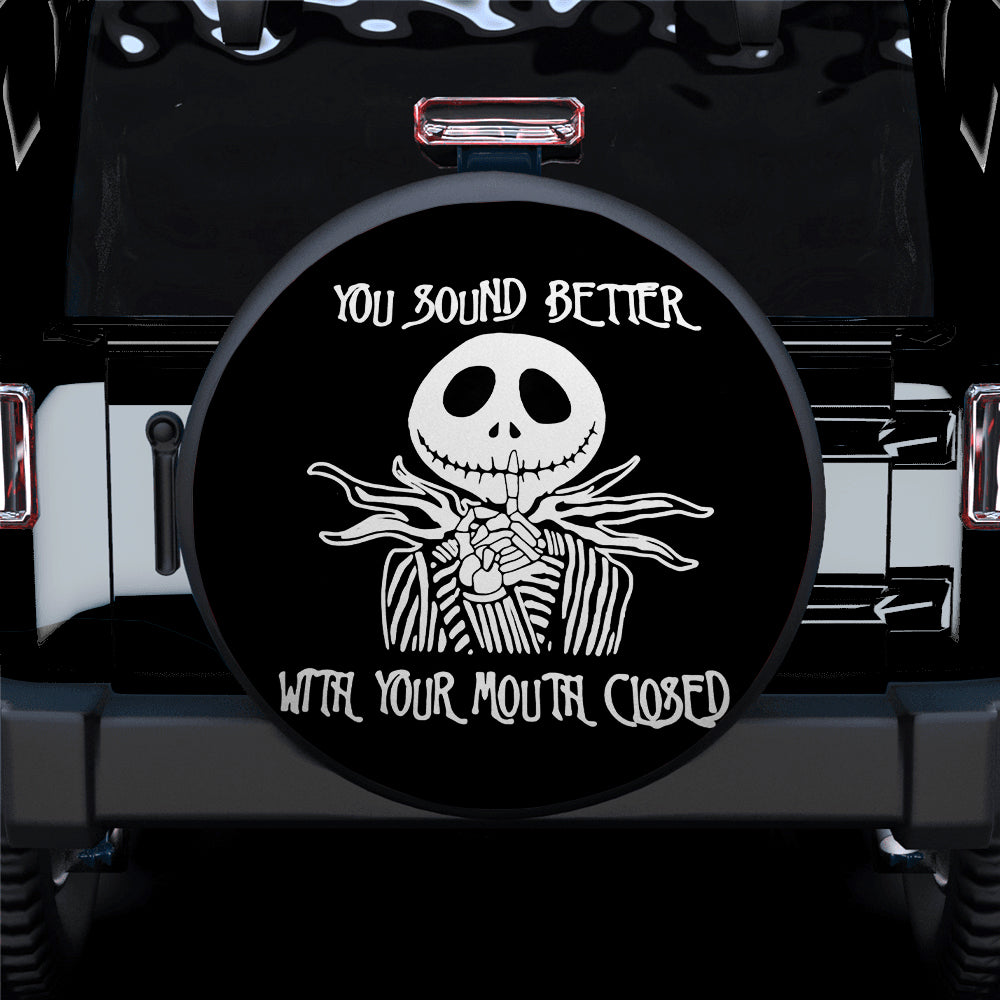 You Sound Better Jack Skellington Nightmare Before Christmas Car Spare Tire Cover