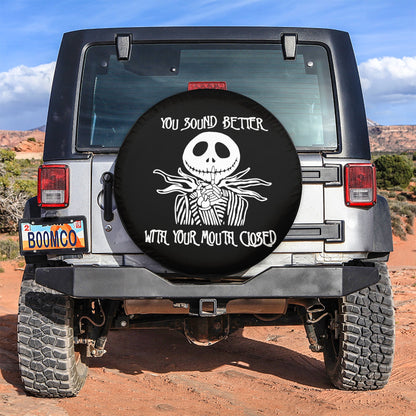 You Sound Better Jack Skellington Nightmare Before Christmas Car Spare Tire Cover