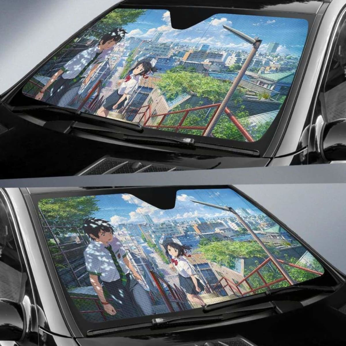 Your Name Auto Sun Shades 918b Universal Fit