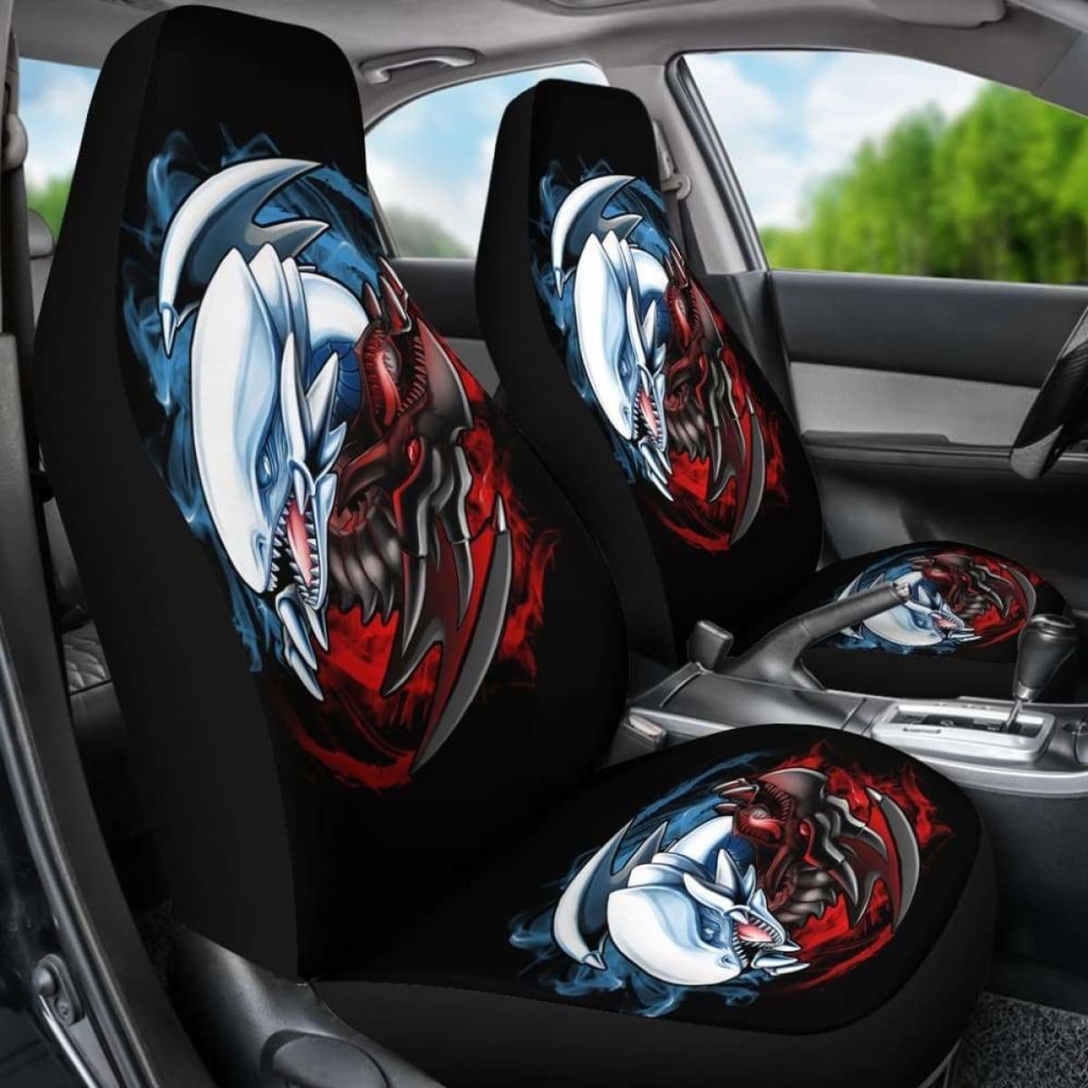 Yugioh Dragons Seat Covers 101719 Universal Fit