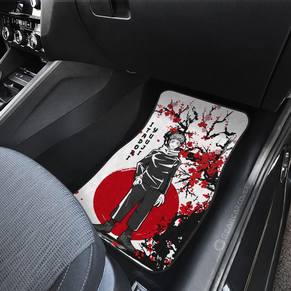 Yuji Itadori And Ryomen Sukuna Car Floor Mats Custom Japan Style Jujutsu Kaisen Anime Car Accessories