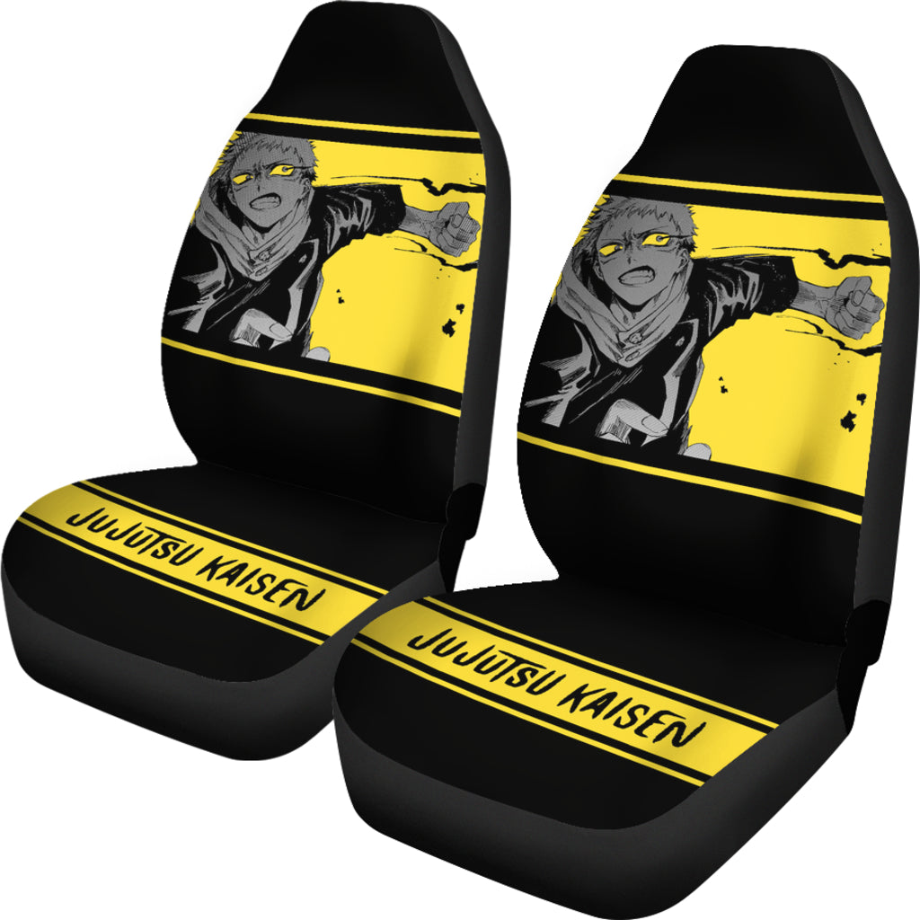 Yuji Itadori Jujutsu KaiSen Anime Car Seat Covers Fan Gift Ci0611