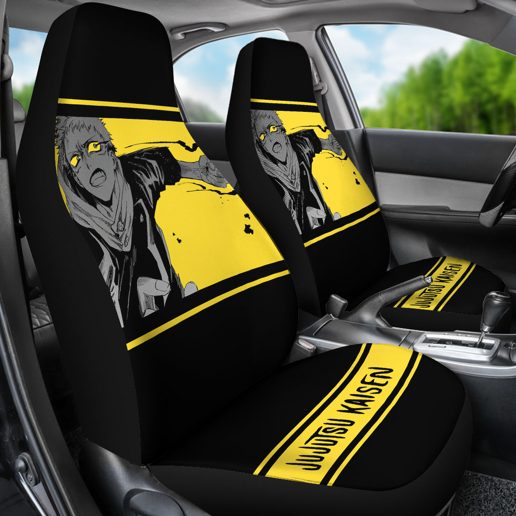 Yuji Itadori Jujutsu KaiSen Anime Car Seat Covers Fan Gift Ci0611