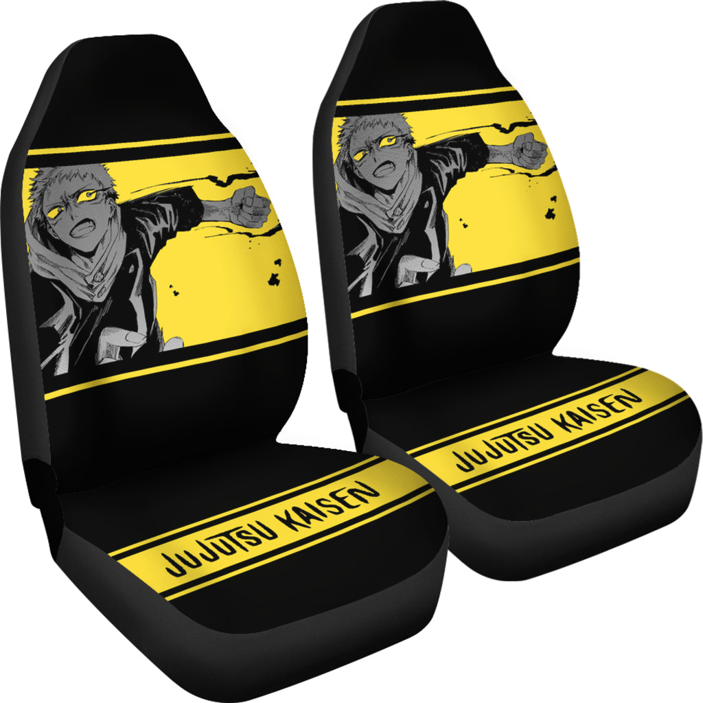 Yuji Itadori Jujutsu KaiSen Anime Car Seat Covers Fan Gift Ci0611