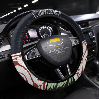 Yushiro Anime Steering Wheel Cover Custom Anime Demon Slayer Car Accessories
