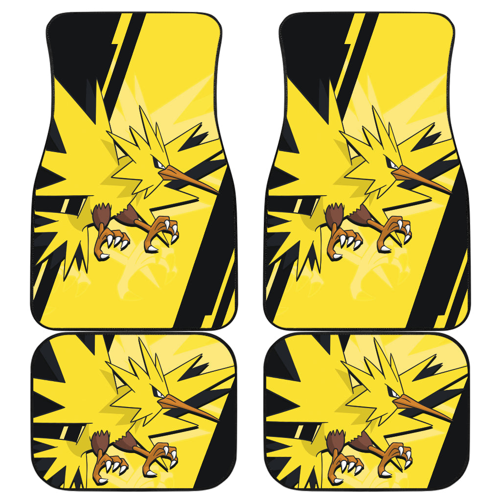 Zapdos Pokemon Car Floor Mats Style Custom For Fans Ci230130-11a