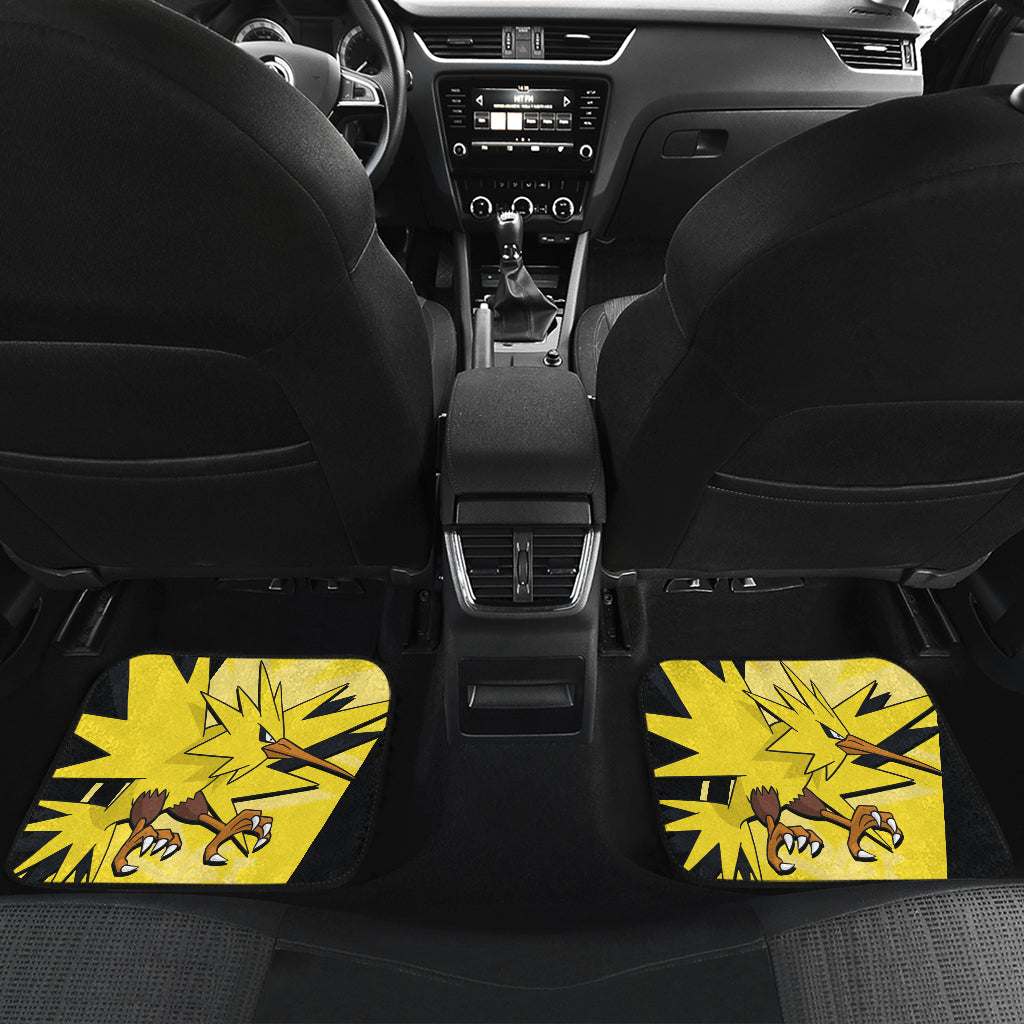 Zapdos Pokemon Car Floor Mats Style Custom For Fans Ci230130-11a
