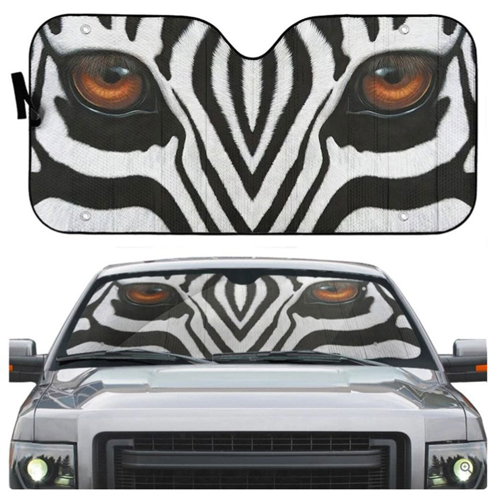 Zebra Eyes Car Auto Sun Shades Windshield Accessories Decor Gift