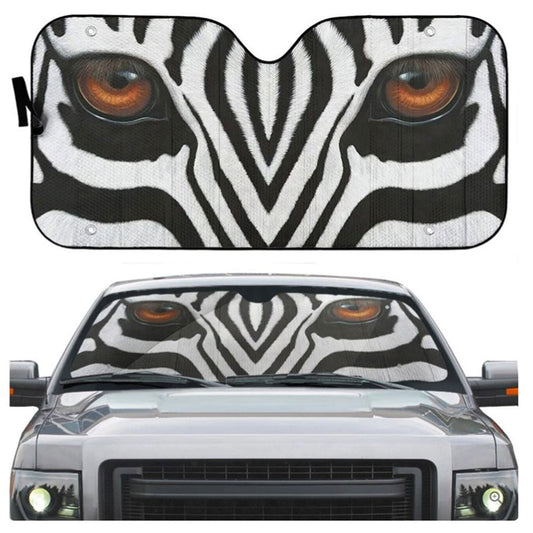Zebra Eyes Car Auto Sun Shades Windshield Accessories Decor Gift