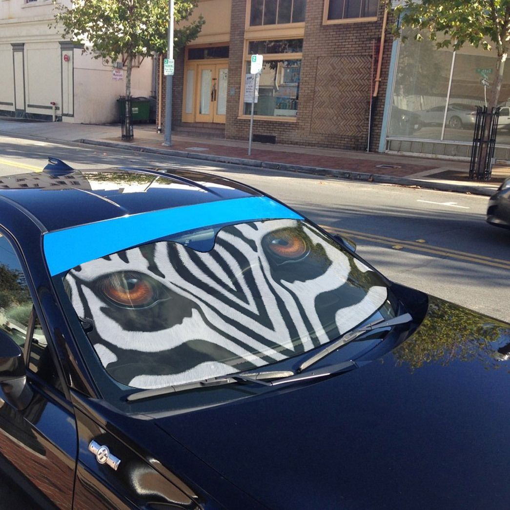 Gearhuman 3D Zebra Eyes Sunshade