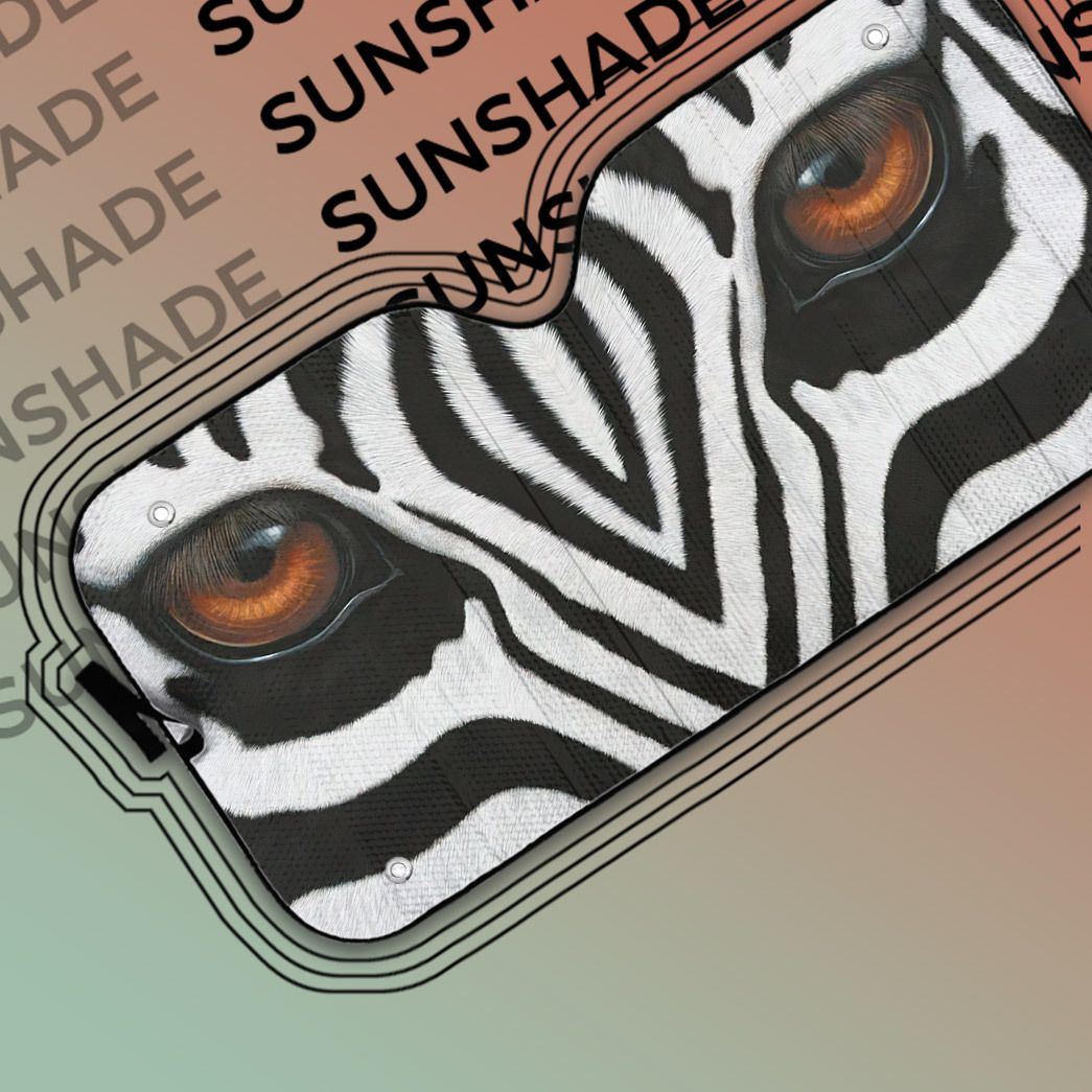 Gearhuman 3D Zebra Eyes Sunshade