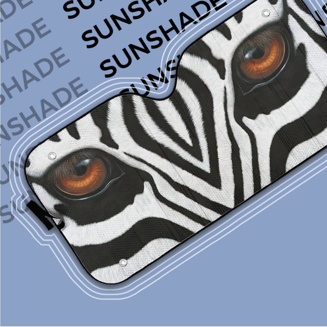 Gearhuman 3D Zebra Eyes Sunshade