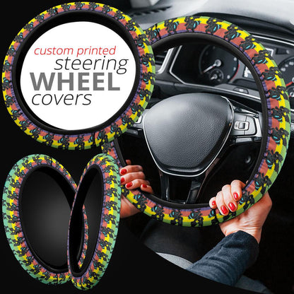 Zekrom Anime Custom Car Steering Wheel Cover