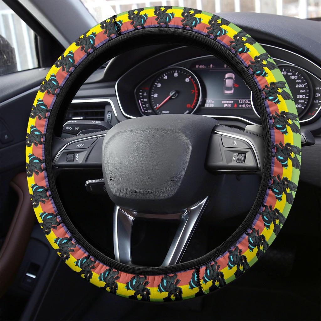 Zekrom Anime Custom Car Steering Wheel Cover