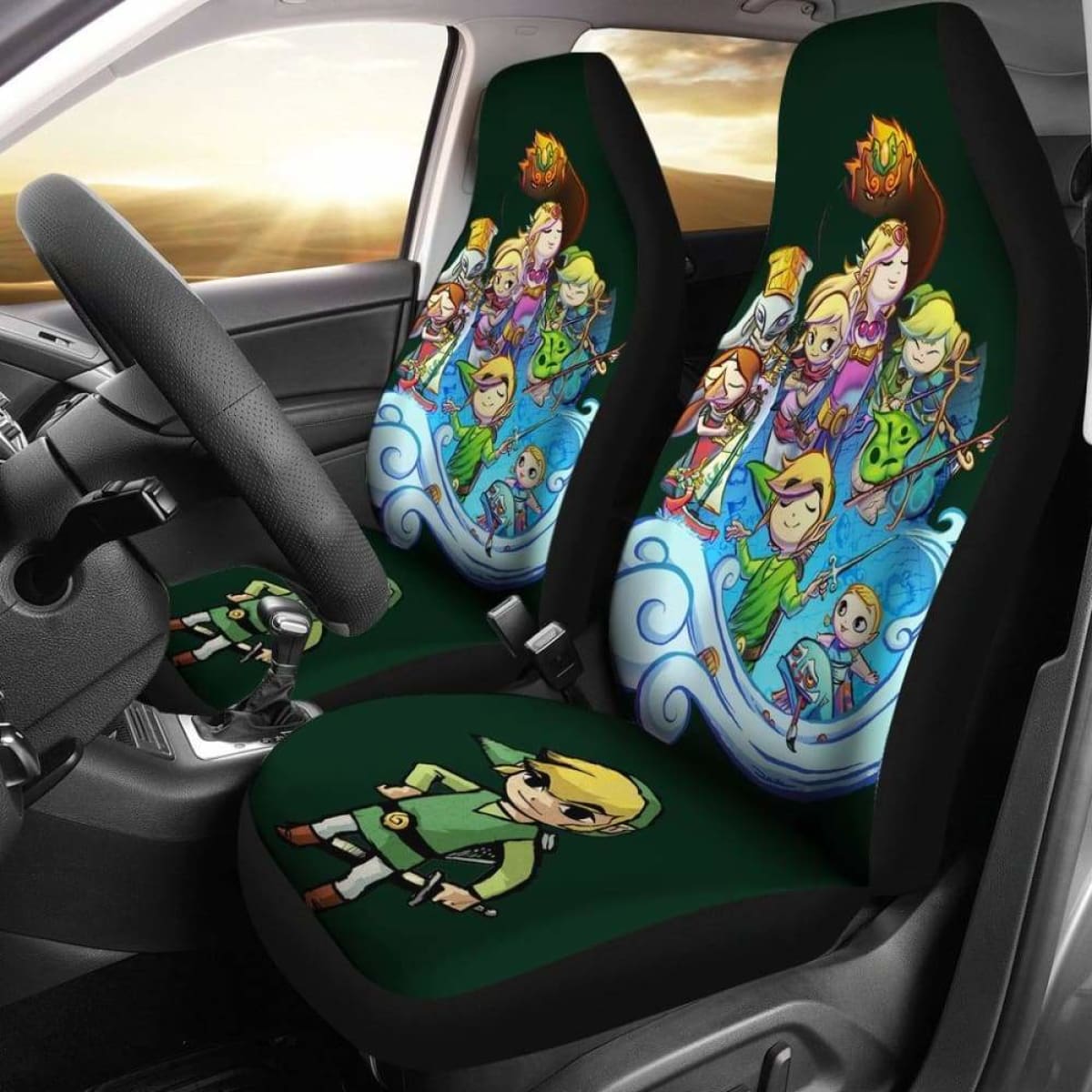 Zelda Link Car Seat Covers Universal Fit 051012