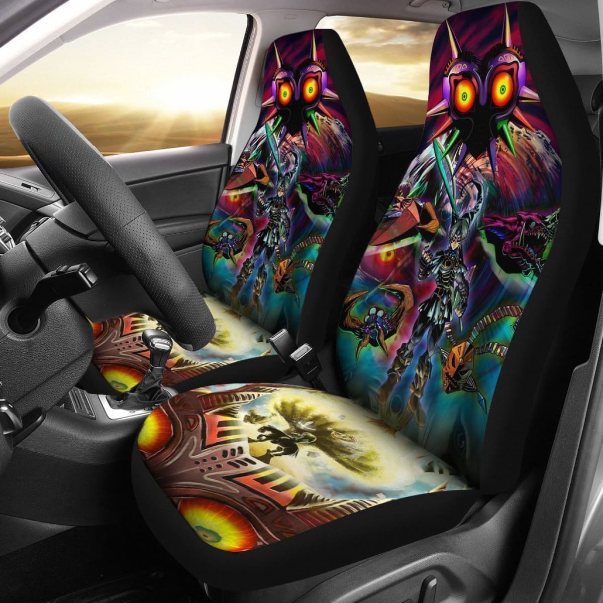 Zelda Super Saiyan Car Seat Covers Lt02 Universal Fit 225721