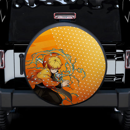 Zenitsu Demon Slayer Anime Car Spare Tire Cover