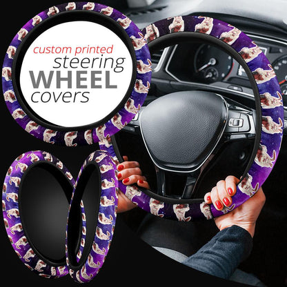 Zero Two Bunny Anime Custom Car Steering Wheel Cover