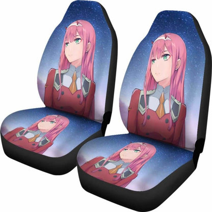 Zero Two Darling In The Franxx Car Seat Covers 2 Universal Fit 051012