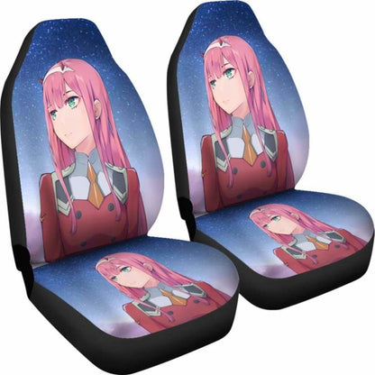 Zero Two Darling In The Franxx Car Seat Covers 2 Universal Fit 051012