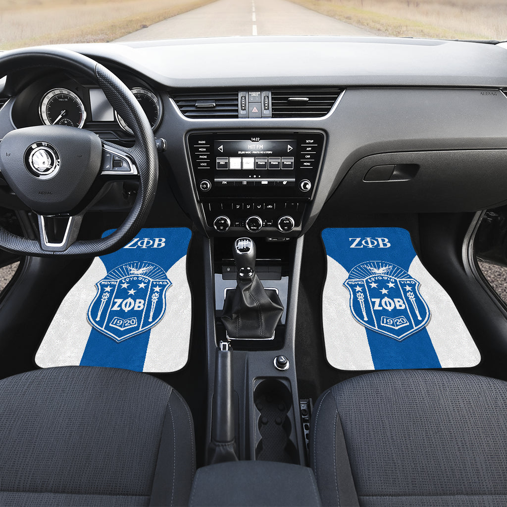 Zeta Phi Beta Sororities Car Floor Mats Custom For Fans Ci230207-05