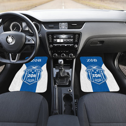 Zeta Phi Beta Sororities Car Floor Mats Custom For Fans Ci230207-05