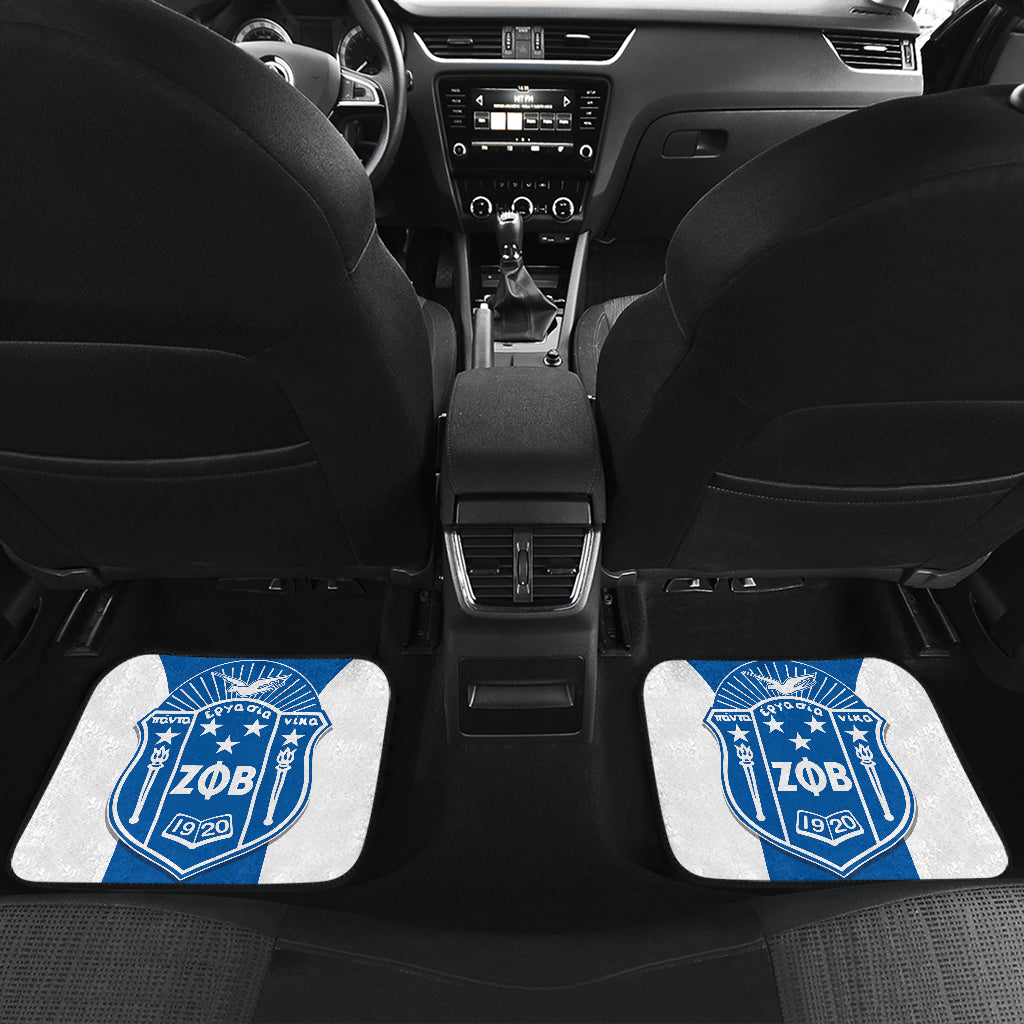 Zeta Phi Beta Sororities Car Floor Mats Custom For Fans Ci230207-05