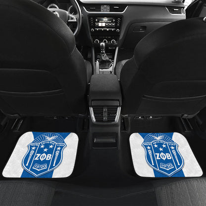 Zeta Phi Beta Sororities Car Floor Mats Custom For Fans Ci230207-05