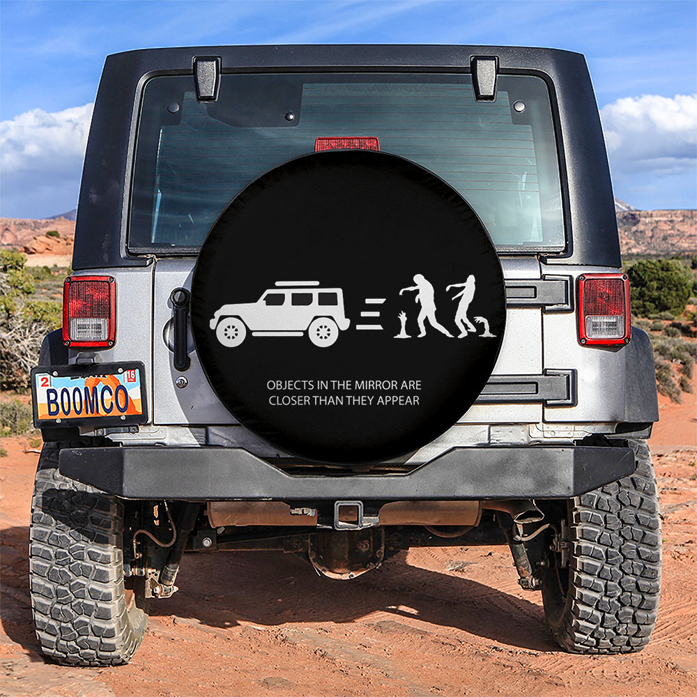 Zombie Are Closer Than They Appear Funny Jeep Car Spare Tire Cover