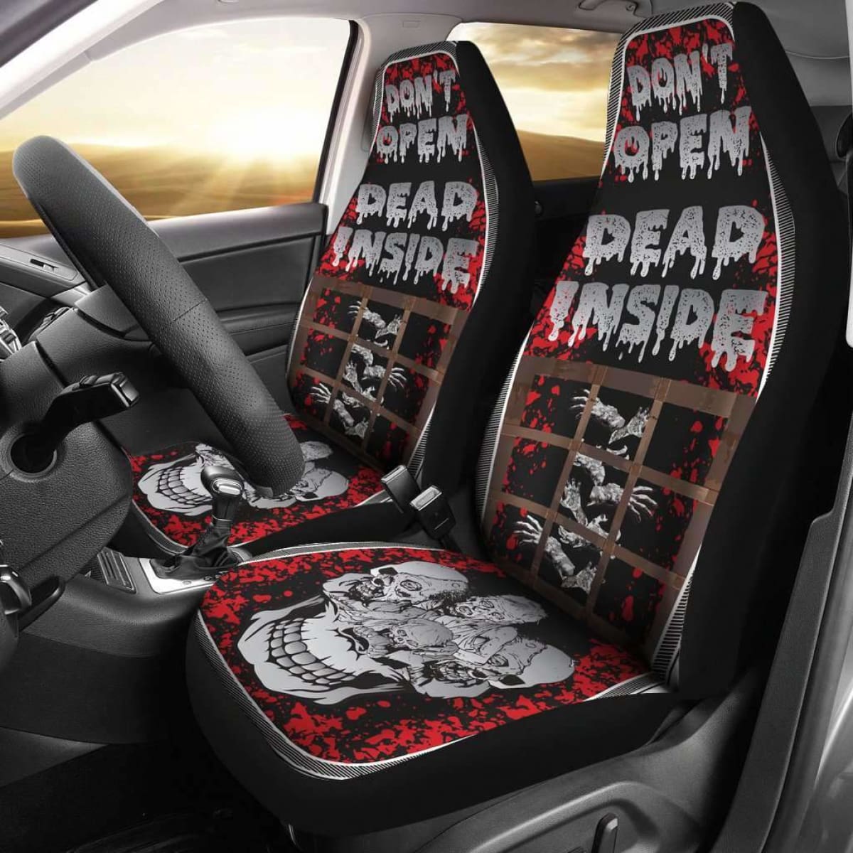 Zombie Car Seat Covers Amazing Gift Ideas T041520 Universal Fit 084218