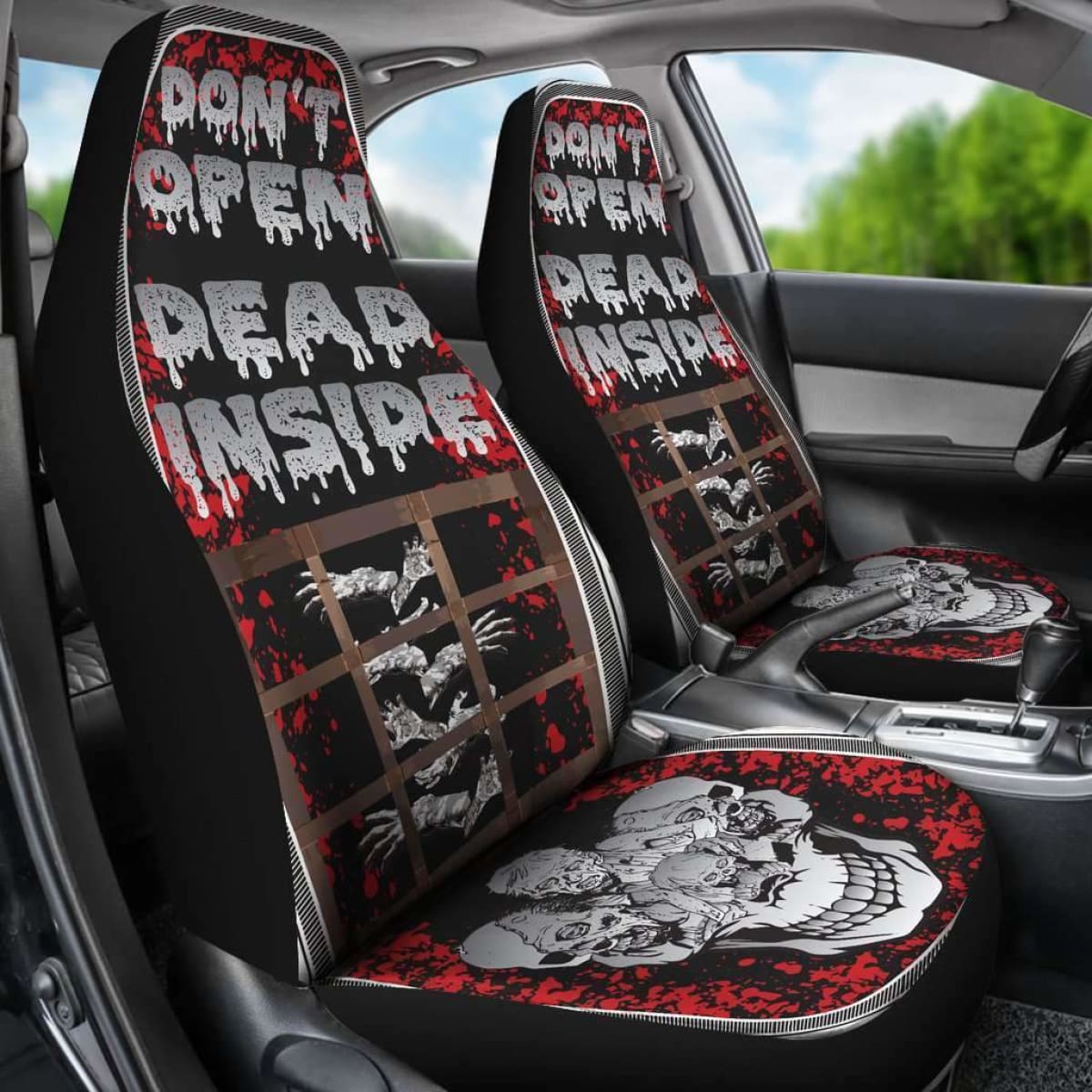 Zombie Car Seat Covers Amazing Gift Ideas T041520 Universal Fit 084218