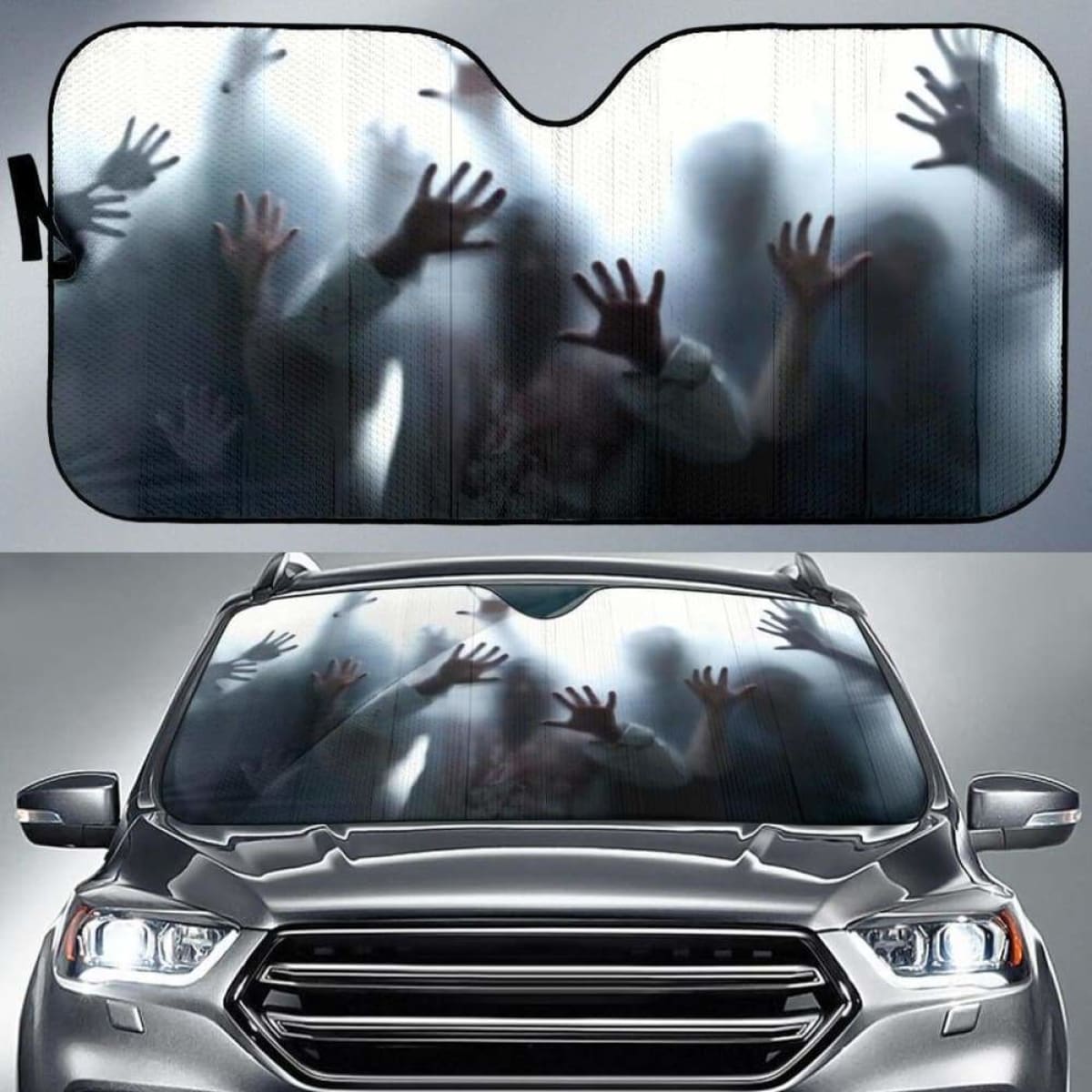 Zombies Auto Sun Shades 918b Universal Fit