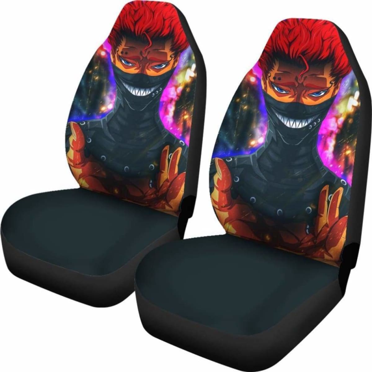 Zora Ideale Black Clover Seat Covers 101719 Universal Fit