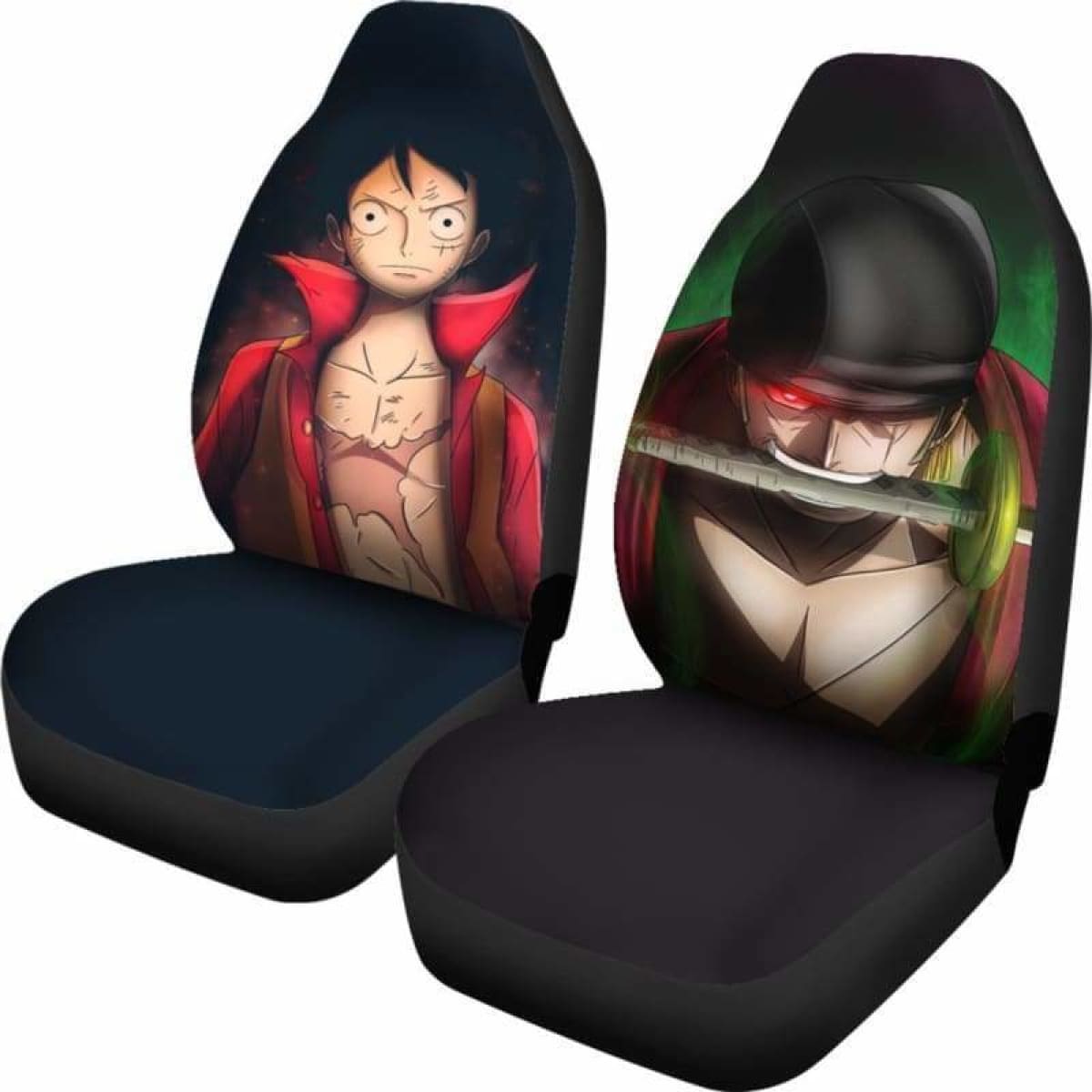 Zoro Luffy One Piece Car Seat Covers Universal Fit 051312