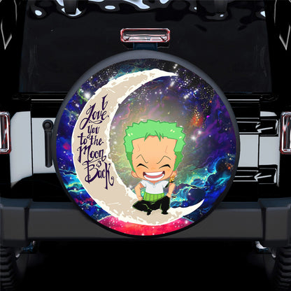 Zoro One Piece Love You To The Moon Galaxy Spare Tire Cover
