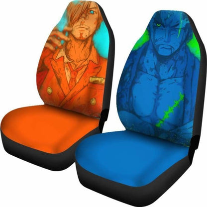Zoro Sanji One Piece Car Seat Covers Universal Fit 051312