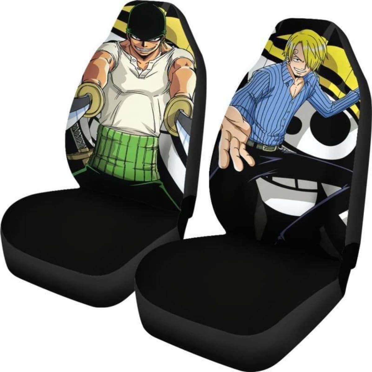 Zoro Sanji One Piece Car Seat Covers Universal Fit 051312