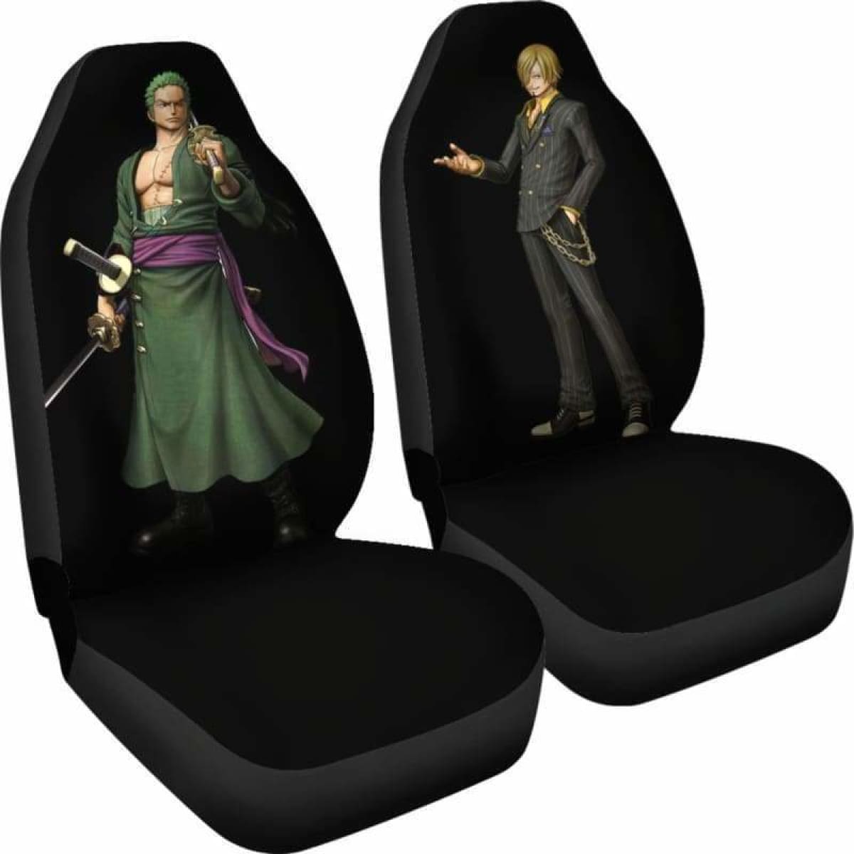 Zoro Sanji One Piece Car Seat Covers Universal Fit 051312