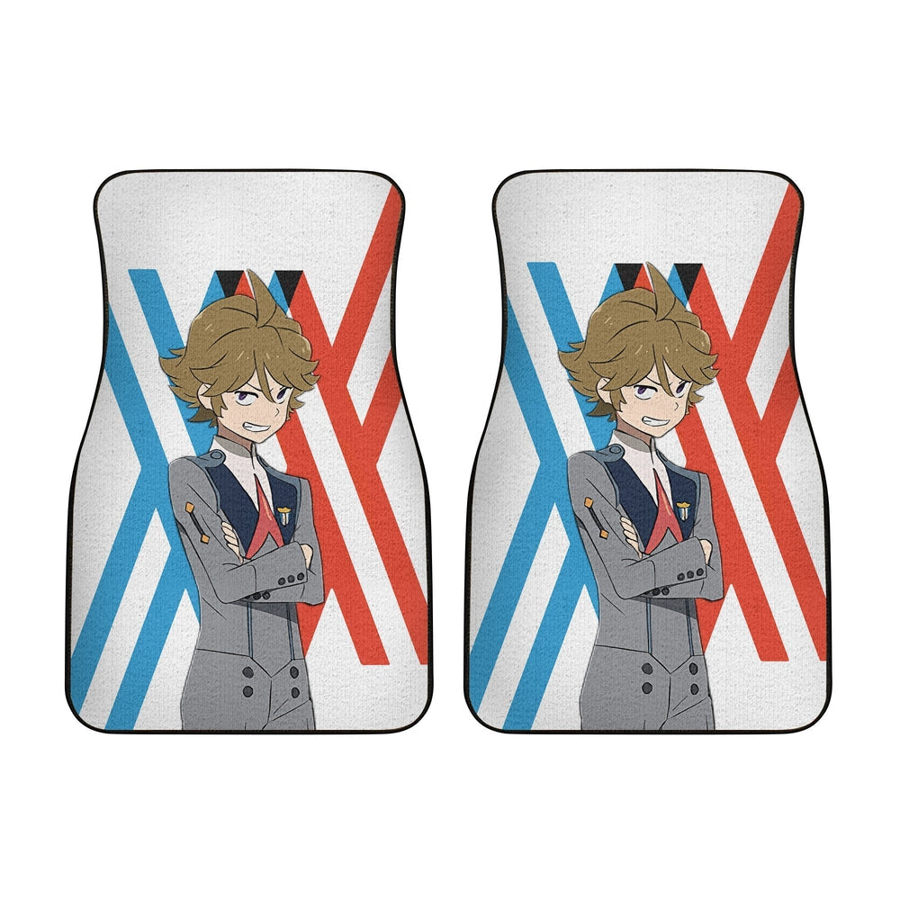 Zorome Code 666 Car Floor Mats Custom Anime Darling In The Franxx Car Accessories