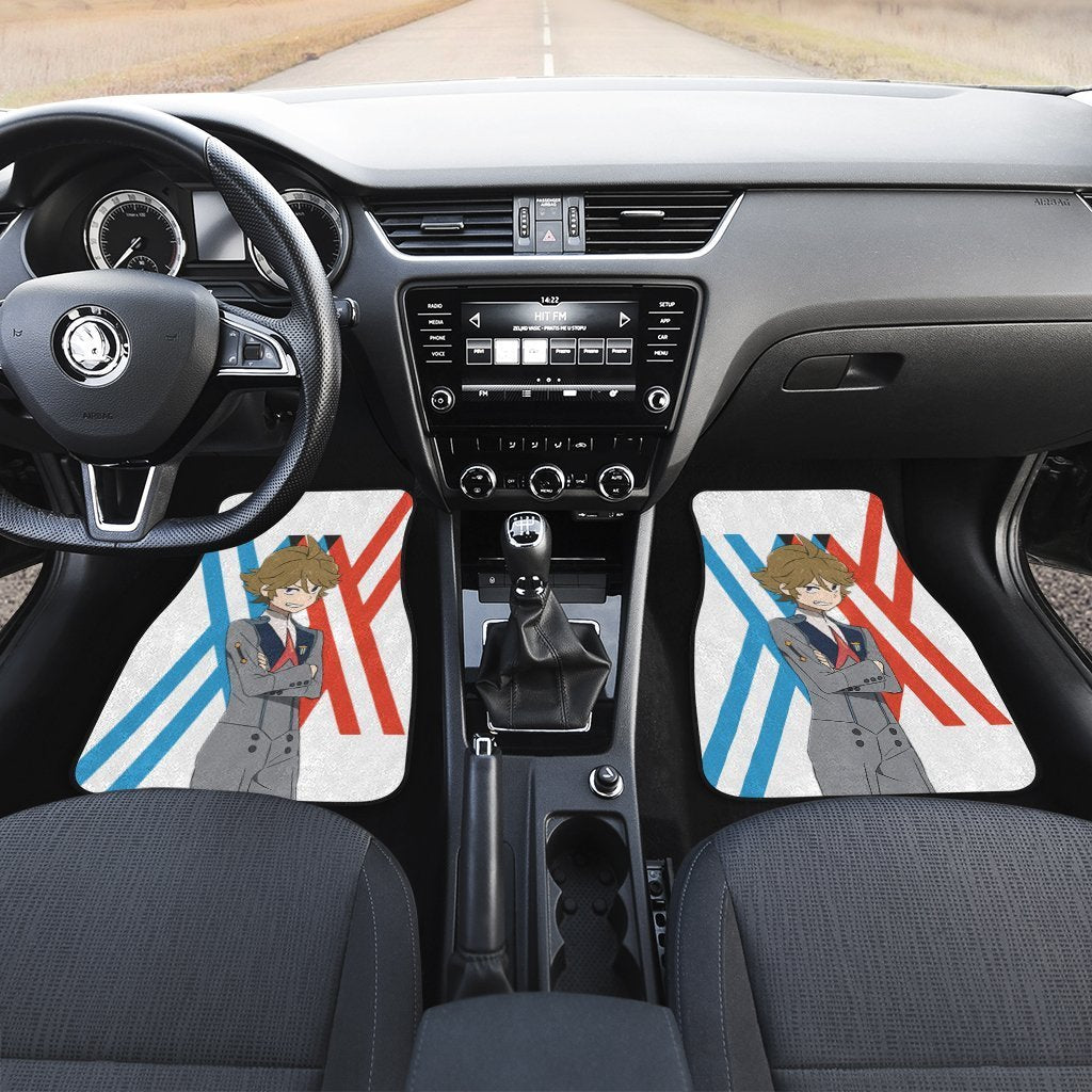 Zorome Code 666 Car Floor Mats Custom Anime Darling In The Franxx Car Accessories